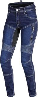 Dámské jeansy na motorku TXR Patriot modré Obvod pása: W26, Dĺžka nohavíc: L31