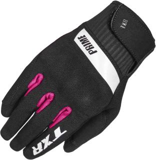 Dámske rukavice na motorku TXR Prime čierno-ružové Veľkosť: S