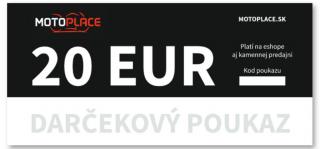 Darčekový poukaz 20 EUR Typ poukazu: Elektronický (pošleme na e-mail)