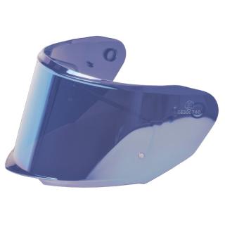 Modré chrómové plexi pre prilby Cassida Integral GT 2.0 s prípravou pre pinlock