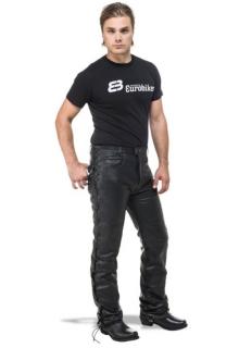 Moto kalhoty Kansas se šněrováním černé Veľkosť: 3XL