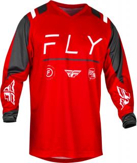 Motokrosový dres Fly Racing F-16 USA 2024 červeno-sivo-biely Veľkosť: L
