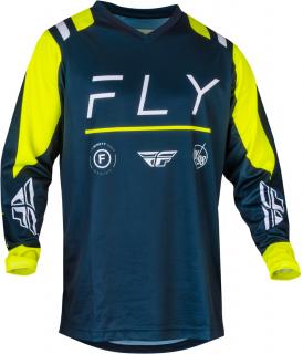 Motokrosový dres Fly Racing F-16 USA 2024 modro-hi-vis-biely Veľkosť: L