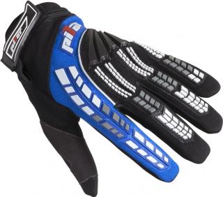 MX rukavice na motorku Pilot černo/modré Veľkosť: 3XL