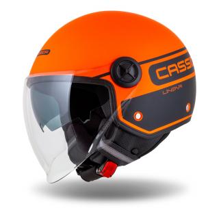 Otvorená prilba Cassida Handy Plus Linear oranžová matná-čierna Veľkosť: XS