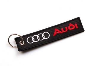 Textilná kľúčenka Audi