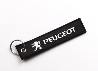 Textilná kľúčenka Peugeot