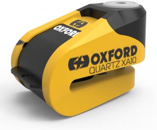Zámek kotoučové brzdy Oxford Quartz Alarm XA10 černo-žlutý