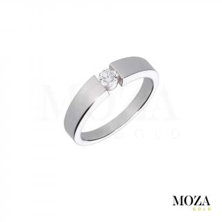Diamantový prsteň MG1377 Farba Zlata: biele Au, Veľkosť: 52
