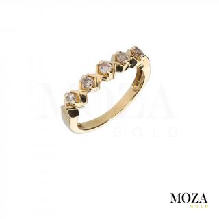 Diamantový prsteň MG1379 Farba Zlata: žlté Au, Veľkosť: 53