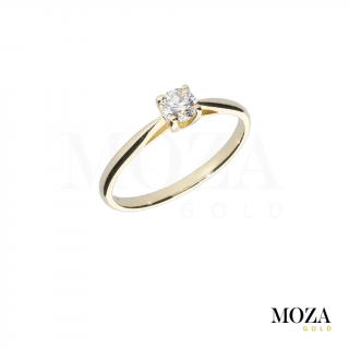 Diamantový prsteň MG1388 Farba Zlata: žlté Au, Veľkosť: 53