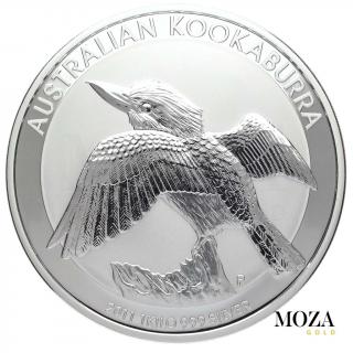 Investičné striebro - minca 1000 g - AUSTRALIA 2011 - KOOKABURRA
