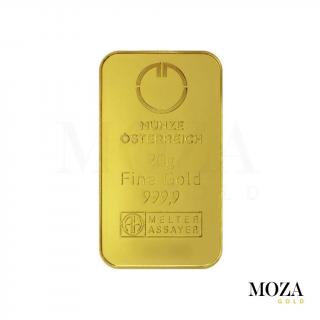 Investičné zlato - tehlička 20 g - Munze Osterreich