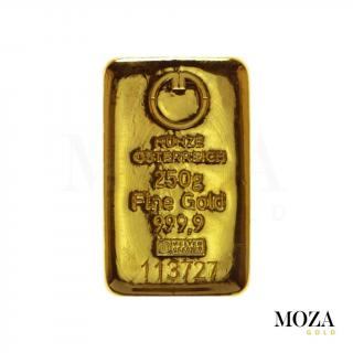 Investičné zlato - tehlička 250 g - Munze Osterreich