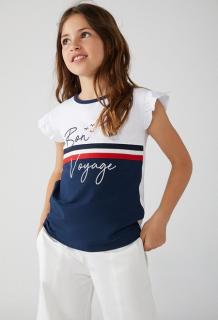 Dievčenské tričko Boboli 459019 s krátkym rukávom