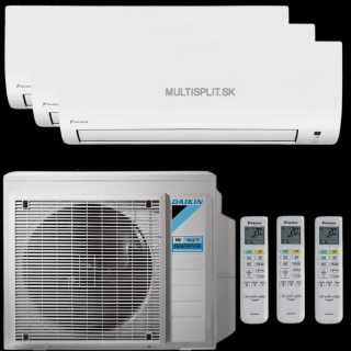 Klimatizácia Daikin Comfora multisplit 3x 2,5kW + vonkajšia 5,2kW