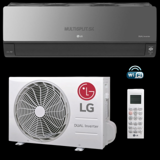 Klimatizácia LG Artcool UV nano 3,5kW s wifi AC12BK (farba zrkadlove sklo)