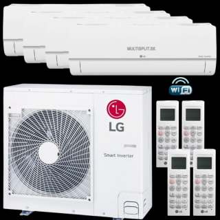 Klimatizácia LG Standard Plus 4x Multisplit 2,6kW + vonk.j. 7kW