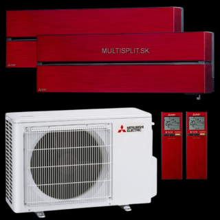 Klimatizácia Mitsubishi LN 2x 2,5kW multisplit + vonk.j. 4,2kW