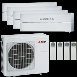 Klimatizácia Mitsubishi LN 4x 2,5kW multisplit + vonk.j. 8kW