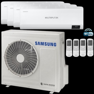 Klimatizácia Samsung Cebu 4x multisplit 2,5kW + vonk. j. 8kW