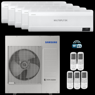 Klimatizácia Samsung WINDFREE Avant 5x multisplit 2,5kW + vonk. j. 10kW