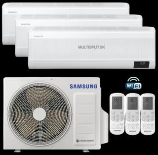 Klimatizácia Samsung Windfree Avant multisplit 3x 2,5kW + vonk. j. 5,2kW