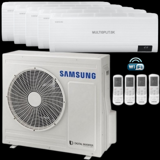 Klimatizácia Samsung WINDFREE Comfort 4x multisplit 2,5kW + vonk. j. 8kW