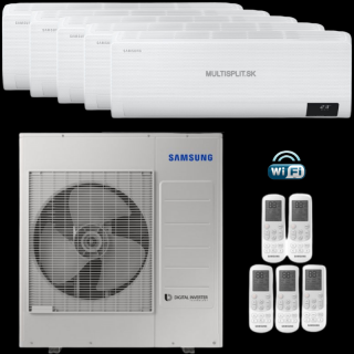 Klimatizácia Samsung WINDFREE Comfort 5x multisplit 2,5kW + vonk. j. 10kW