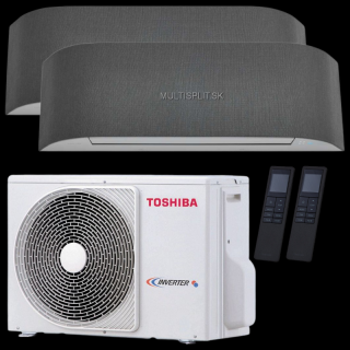 Klimatizácia Toshiba Haori multisplit 2x 2,5kW + vonkajšia 4kW