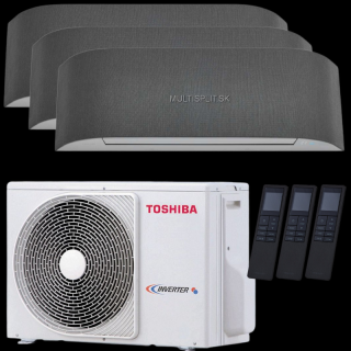 Klimatizácia Toshiba Haori multisplit 3x 2,5kW + vonkajšia 5,2kW