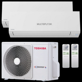 Klimatizácia Toshiba Shorai Edge multisplit 2x 2,5kW + vonkajšia 4kW