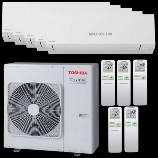 Klimatizácia Toshiba Shorai Edge multisplit 5x 2,5kW vonkajšia 10kW