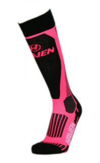 detské lyžiarske ponožky HAVEN-ružové (velkost uvedte do poznámky)