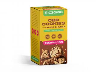 CBD Cookies s kúskami čokolády, 200 mg CBD
