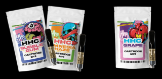 HHC Cartridge 1 ml 2+1 ZADARMO Príchuť druhého kusu: BANANA RUNTZ, Príchuť prvého kusu: BUBBLE GUM, Príchuť tretieho kusu: GIRL SCOUT COOKIES