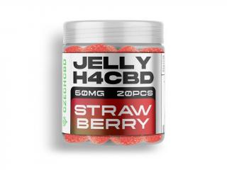 Jelly H4CBD 50mg Jahoda 20ks