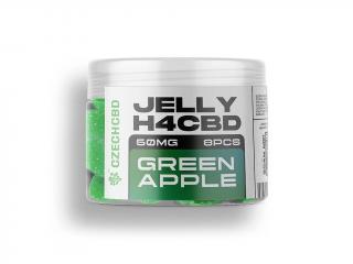 Jelly H4CBD 50mg Zelené jablko 8ks