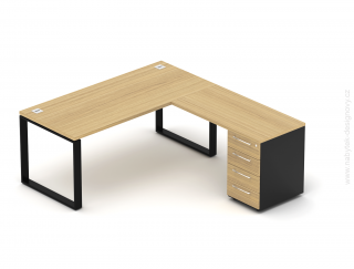 Kancelárska zostava EPIC Z13 O, voliteľná dĺžka stola 160/180cm (Zostava pre jednu osobu)
