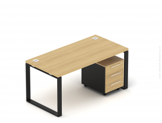 Kancelárska zostava EPIC Z9 O, voliteľná dĺžka stola 160/180cm (Zostava pre jednu osobu)