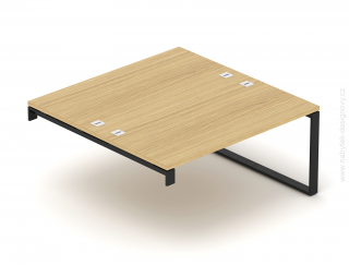 Kancelársky oporný stôl EPIC (2.osoby), 120/140/160/180cm, kovová podnož O (Kancelársky oporný stôl pre viac osôb, 120/140/160/180cm, kovová podnož O)