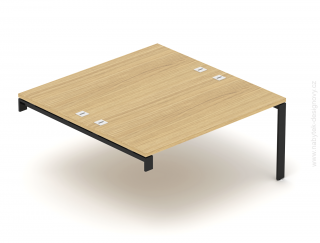 Kancelársky oporný stôl EPIC (2.osoby), 120/140/160/180cm, kovová podnož U (Kancelársky oporný stôl pre viac osôb, 120/140/160/180cm, kovová podnož U)