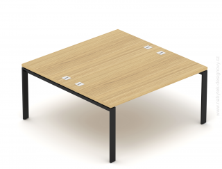 Kancelársky stôl EPIC (2.osoby), 120/140/160/180cm, kovová podnož U (Kancelársky stôl pre viac osôb, 120/140/160/180cm, kovová podnož U)