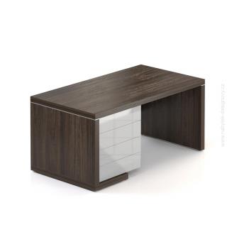Manažérsky stôl SOLID, so zásuvkami 160/180/200cm (Manažérsky stôl SOLID, dĺžky 160/180/200cm, šírka 85cm so zásuvkami L/P strana)