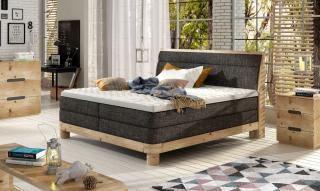 Boxspring posteľ massiv wood NANCY