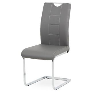 Atraktívna stolička v sivej farbe (a-411 sivá)