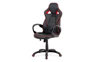 Dokonalá herná stolička v čierno-červenej farbe (a-E812)