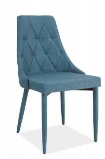 Elegantná a štýlová stolička do jedálne, modrá (n147989)