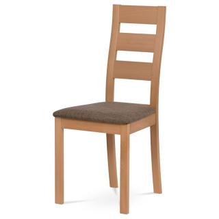 Elegantná jedálenská stolička z masívneho dreva vo farbe buk
