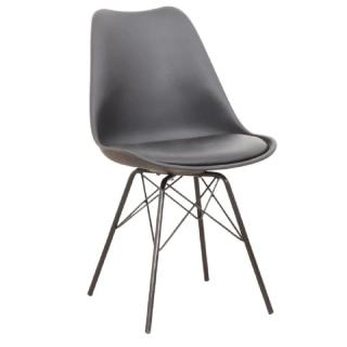 Elegantná stolička s extra mäkkým sedadlom čierna (k201991)